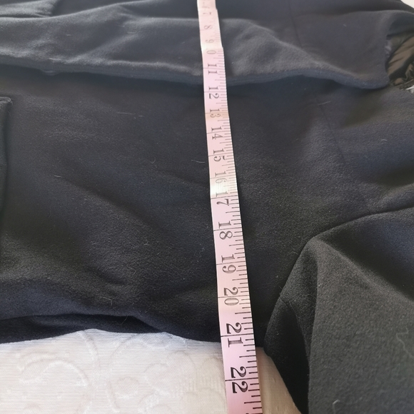 French Connection Black Coat Size Medium - Picture 6 of 8